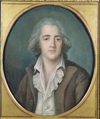 Ritratto di François René (1768-1848) visconte di Chateaubriand, c.1786 da French School